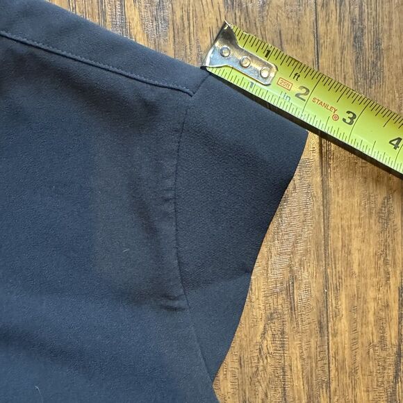 Marc Bouwer Dress Black Knee Length Shift Cap Sleeve Womens Size Large - Picture 9 of 11